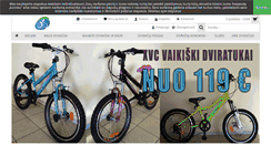 Desktop Screenshot of dviraciai-pigiau.lt